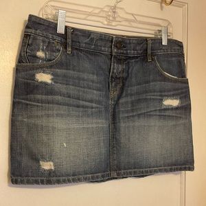 Loft 8 jean skirt